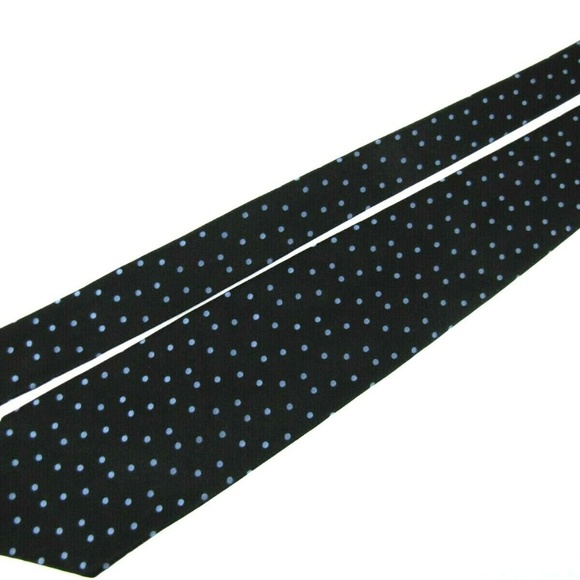 ROBERT TALBOTT Tie Dark Midnight Blue Polka Dot - Picture 8 of 8